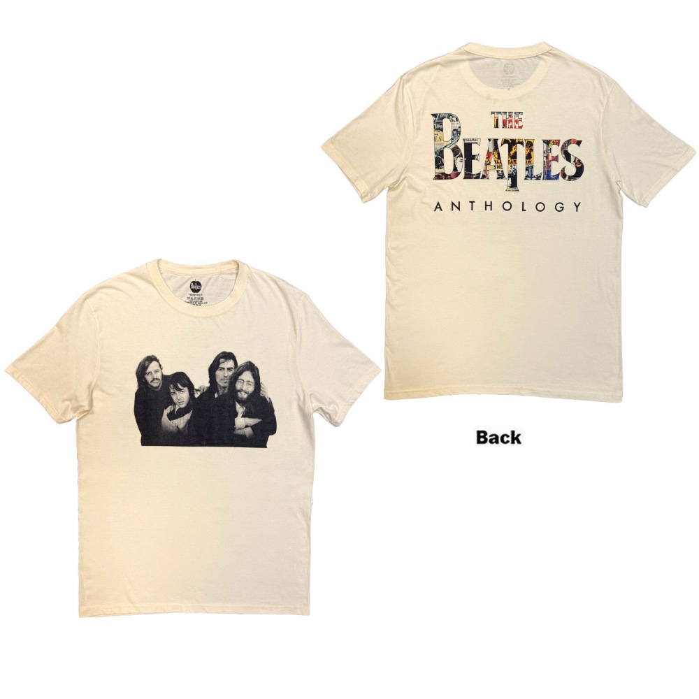 The Beatles - Group Photo Anthology Infill Herren TShirt - Creme